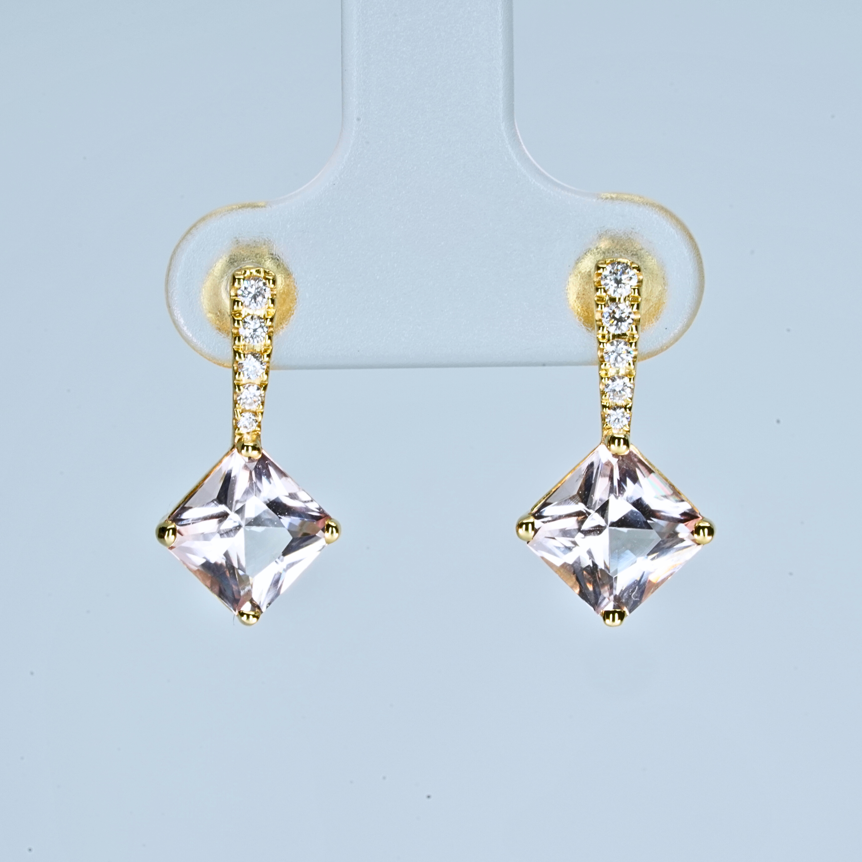 14kt Yellow Gold Tourmaline Earrings