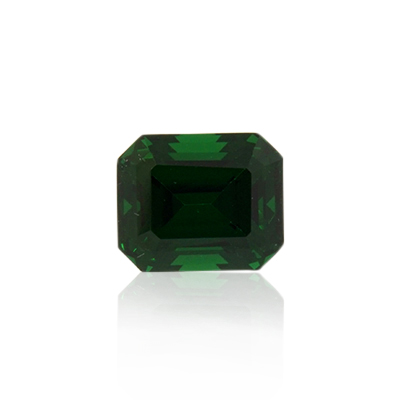 1.69 ct Green Garnet-Tsavorite - Emerald Cut