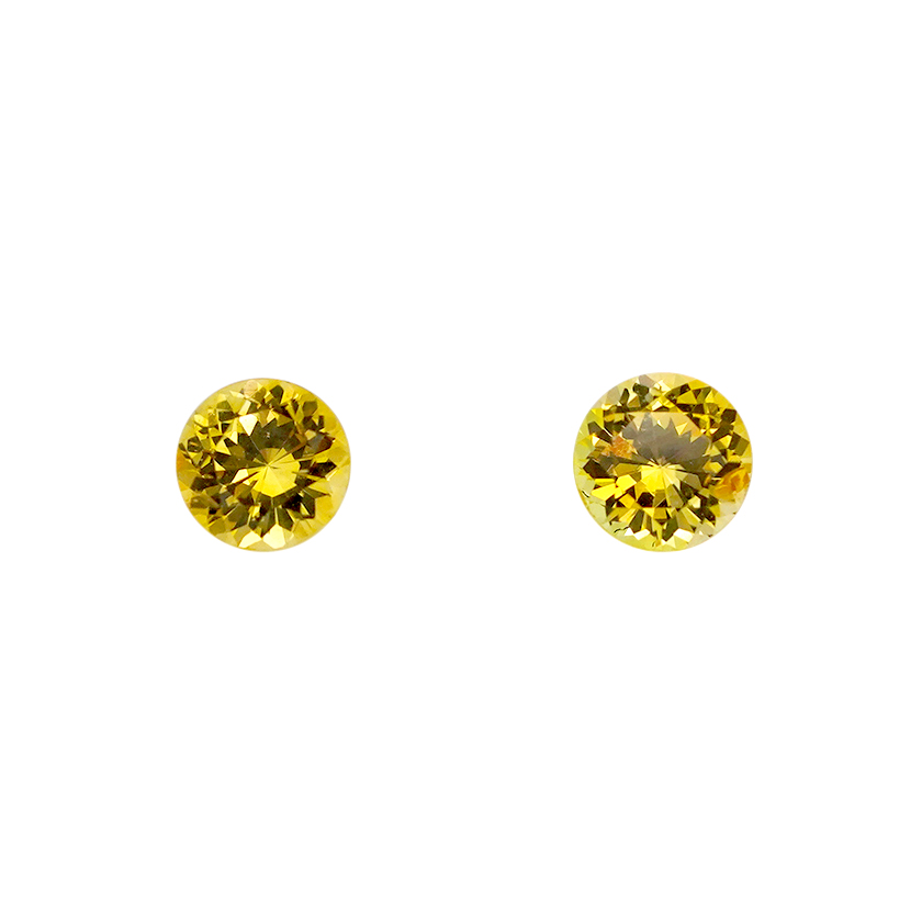 0.74 ct Yellow Sapphire - Round